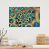 Bubble Tangent Poster (Keuken)