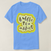 Bubble Tea Addict Yellow Version T-shirt (Design voorkant)