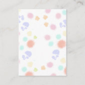 Bubble Tea Baby shower Guess how many candies Informatiekaartje (Achterkant)