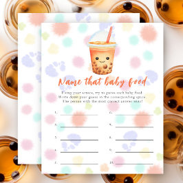 Bubble Tea babyborrel - Raad die babyvoeding