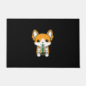 Bubble Tea Boba Corgi Premium Deurmat (Voorkant)