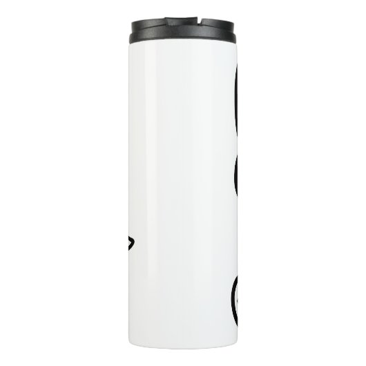 Bubble Tea Boba Corgi Thermosbeker (Achterkant)