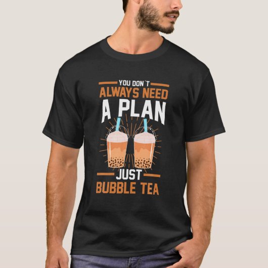 Bubble Tea Boba Drink T-shirt (Voorkant)