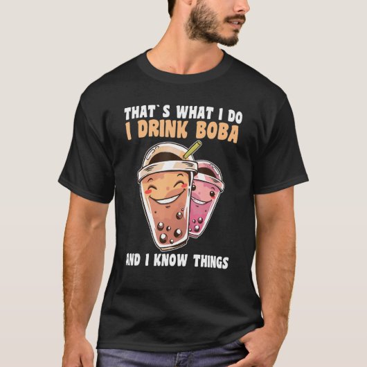 Bubble Tea Boba Tea Tea 2 T-shirt (Voorkant)