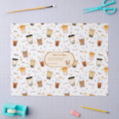 Bubble Tea Business White Tissuepapier (Craft)