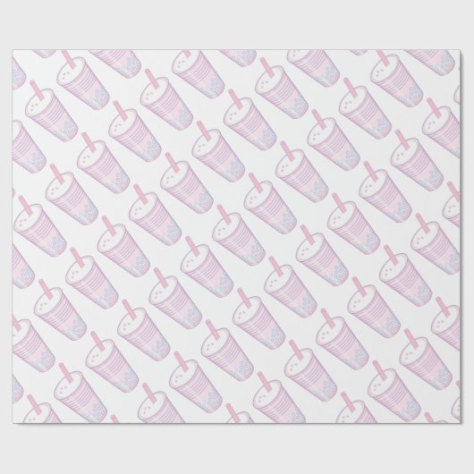 Bubble Tea Cadeaupapier (Vlak)