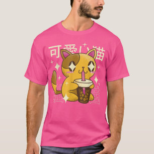 Bubble Tea Cat Japanse Kawaii Cute Kitten Japan G T-shirt