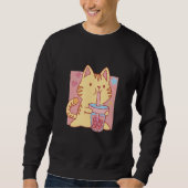 Bubble Tea Cats Trui (Voorkant)