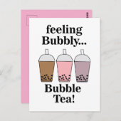 Bubble Tea Drink Funny  Briefkaart (Voorkant / Achterkant)