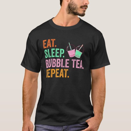 Bubble Tea Drink T-shirt (Voorkant)