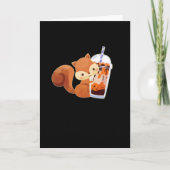 bubble tea eekhoorn kaart (Voorkant)