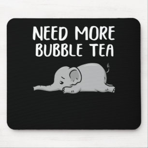 Bubble Tea Elephant Cute Boba Tea Gift Bubble Tea Muismat