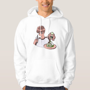 Bubble Tea en Matcha Cake Pauze met Cyclops Mons Hoodie
