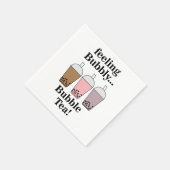 Bubble Tea Feestje Servet (Hoek)