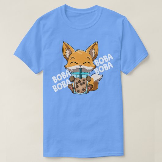 Bubble Tea Fox Funny Boba Tea 439 T-shirt (Design voorkant)