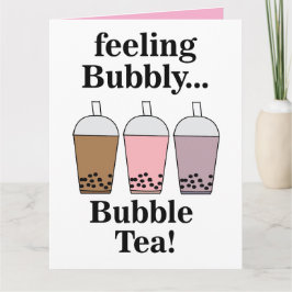 Bubble Tea Funny Kaart