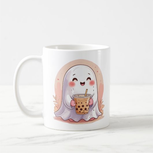 Bubble Tea Ghost Koffiemok (Links)