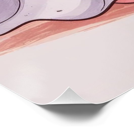 Bubble Tea Ghost Perfect Poster (Hoek)