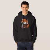 Bubble Tea Gift Girl Red Panda Boba Tea Bubble Tea Hoodie (Voorkant volledig)