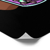 Bubble Tea Gift Girl Red Panda Boba Tea Bubble Tea Poster (Hoek)