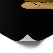 Bubble Tea Gift Kinder Bigfoot Boba Tea Bubble Tea Poster (Hoek)