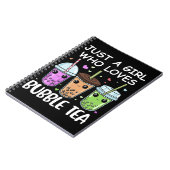 Bubble Tea Gifts Girls Kawaii Bubble Tea Notitieboek (Linkerzijde)