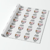Bubble Tea Grappige Verjaardag Cadeaupapier (Uitgerold)