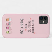 Bubble Tea iPhone Hoesje - Nooit te veel (Achterkant (horizontaal))