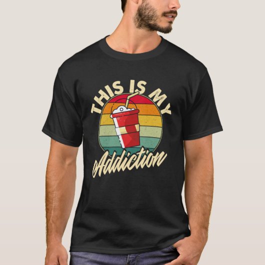 Bubble tea is mijn verslaving Boba Drink T-shirt (Voorkant)
