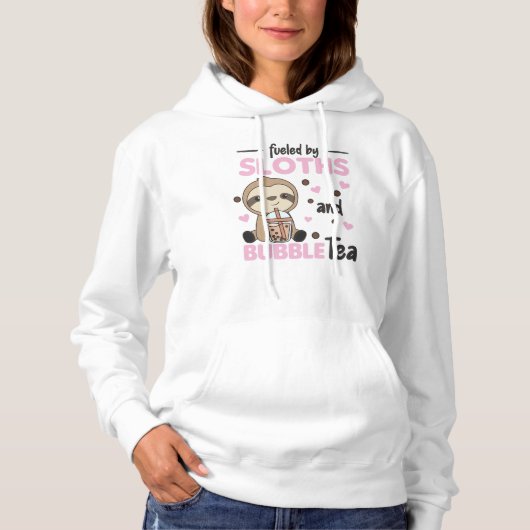 Bubble Tea K-Pop Fault Chocolate Sweet Animals Hoodie (Voorkant)