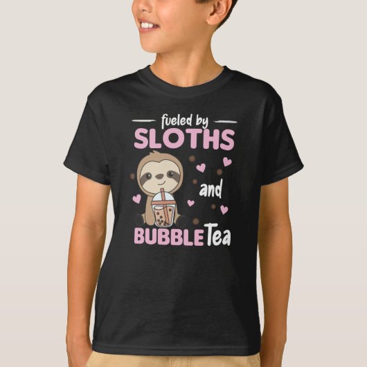 Bubble Tea K-Pop Fault Chocolate Sweet Animals T-shirt (Voorkant)
