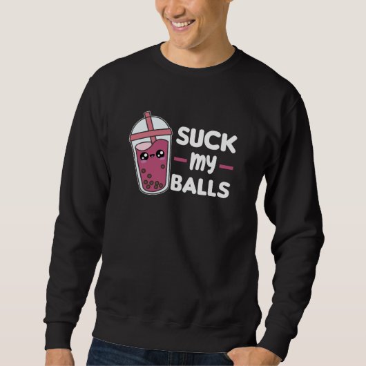 Bubble Tea Kawaii Boba Tea Love Trui (Voorkant)