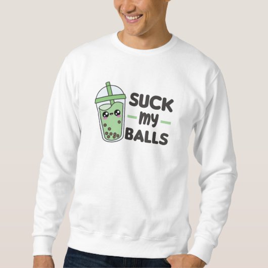 Bubble Tea Kawaii Boba Tea Love Trui (Voorkant)
