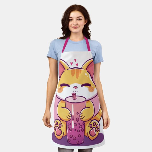 Bubble Tea Kitty Schort (Gedragen)