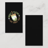 Bubble Tea Lover Boba Tea Drinker Visitekaartje (Voorkant / Achterkant)