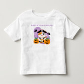 Bubble Tea met Piraten Kawaii Kat Halloween Plezie Kinder Shirts (Voorkant)