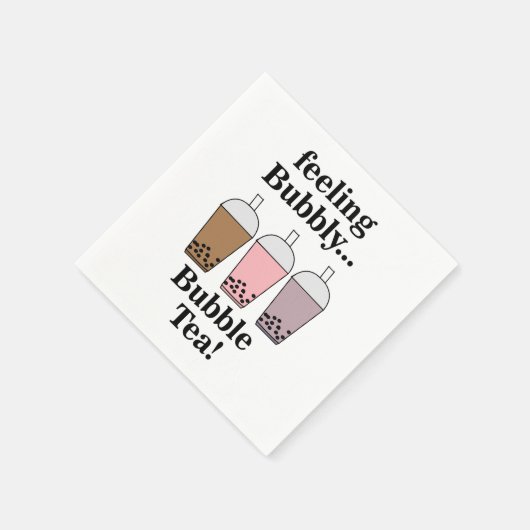 Bubble Tea Party Servet (Hoek)