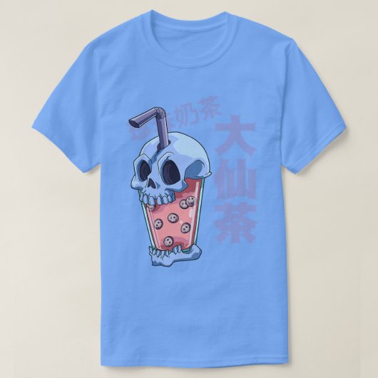 Bubble Tea Pastel Gothic Style - Kawaii Bubble Tea T-shirt (Design voorkant)