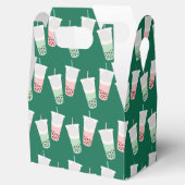 Bubble Tea Pattern Bedankdoosjes (Geopend)