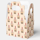 Bubble Tea Pattern Bedankdoosjes (Geopend)