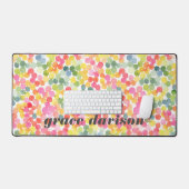 Bubble Tea Regenboog Roze Sinaasappel Groen Leuk m Bureaumat (Keyboard & Muis)