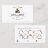Bubble Tea Shop Loyalty Card (Voorkant / Achterkant)