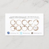 Bubble Tea Shop Loyalty Card (Achterkant)