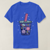 Bubble Tea Space Boba Tea Lover T-shirt (Design voorkant)