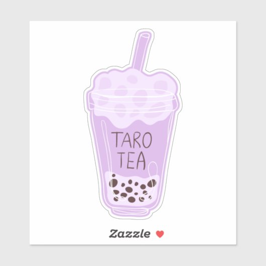 Bubble tea taro sticker (Vel)