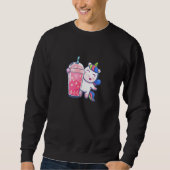 Bubble Tea Unicorn Gift Trui (Voorkant)