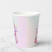 Bubble Tea Verjaardag Papier Party Cup Papieren Bekers (Rechts)