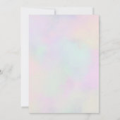 Bubble Tea Verjaardagsfeestuitnodiging Kaart (Achterkant)