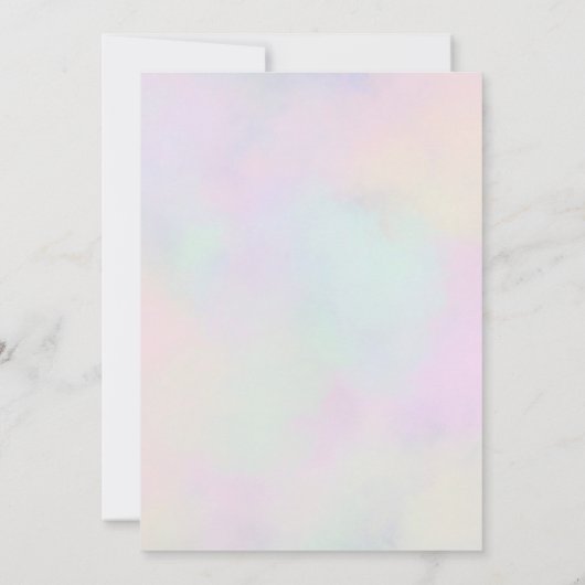 Bubble Tea Verjaardagsfeestuitnodiging Kaart (Achterkant)