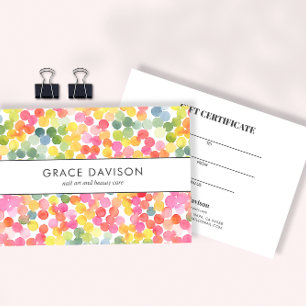 Bubble Tea Waterverf regenboog cirkel roze groen